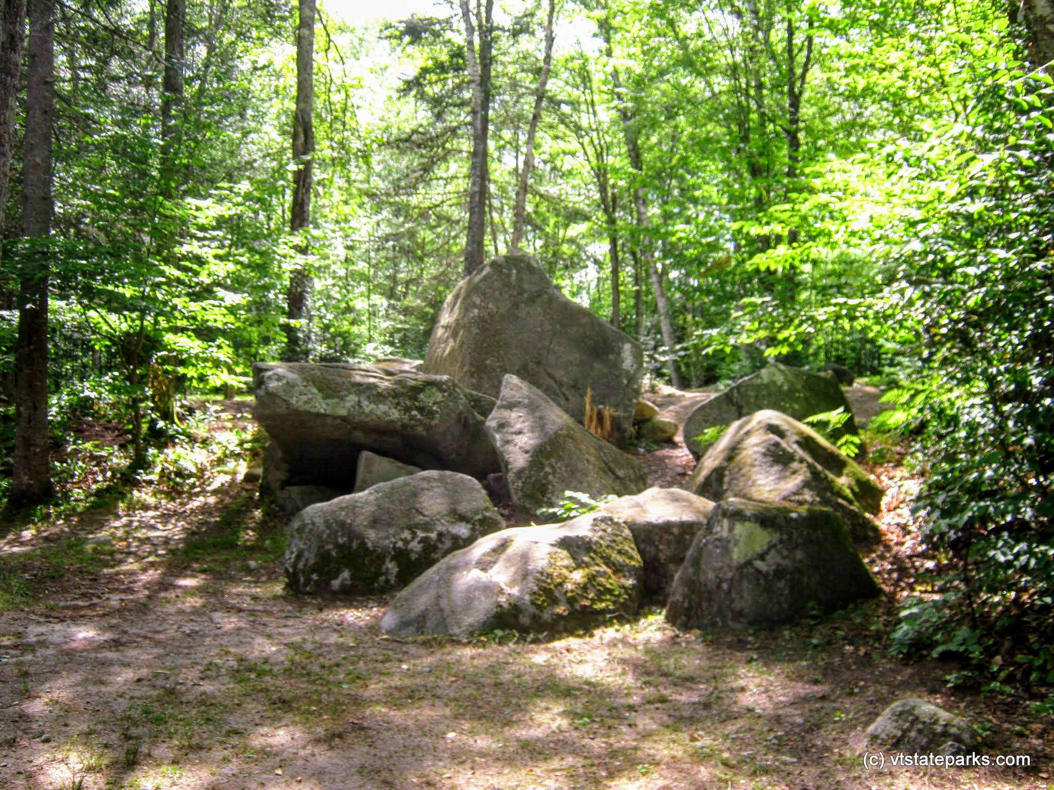 Tumbled boulders at Big Deer State Park by Matt Parsons