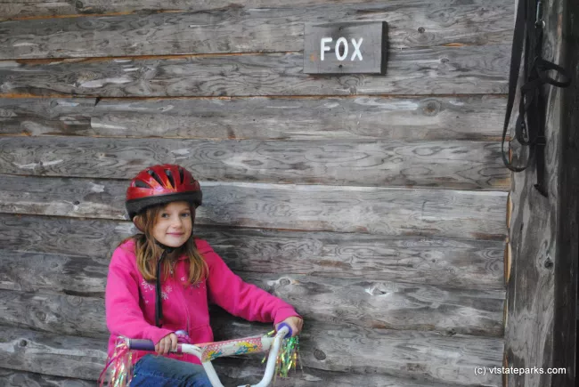 On a bike at Big Deer State Park by Nicole Olmstead