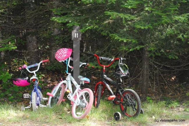 Three missing bike riders at Big Deer State Park by Nicole Olmstead