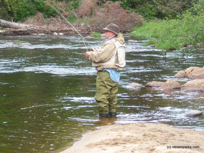 Fishing near Maidstone State Park by Karl Hubbard