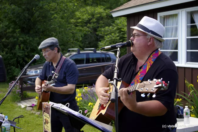 Performers at Grand Isle State Park by Justin Lajoie