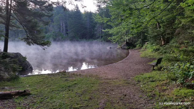A little fog on Adams Reservoir at Woodfrod State Park by Matt Parsonsa
