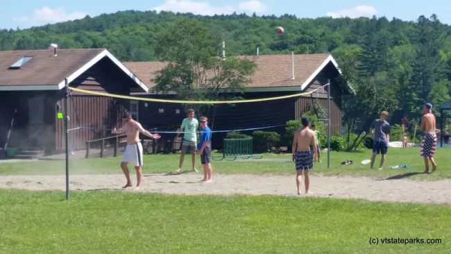 Heads up guys the ball is coming at Silver Lake State Park by Matt Parsons