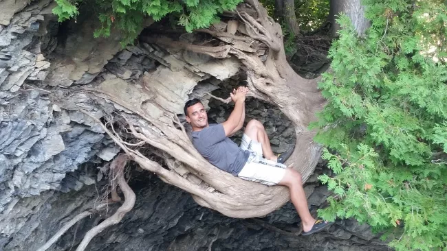 Now this is a cool shot of tree roots at Grand Isle State Park by Matt Parsons