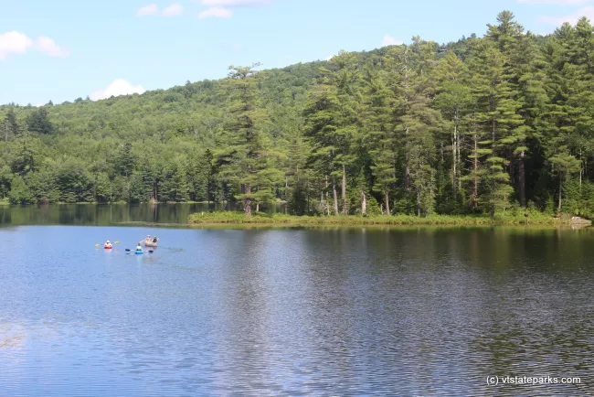Boaters at Lowell Lake State Park by Jess Lubas