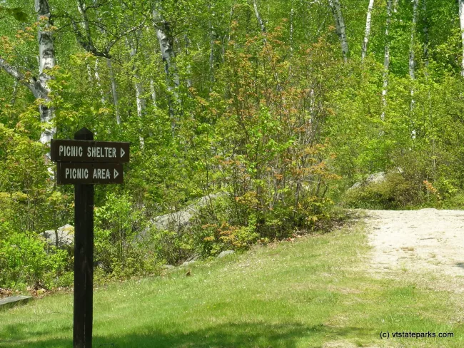 The shelter is hidden from day use at Boulder Beach State Park