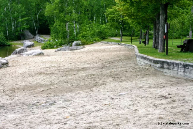 Nice sandy beach at Boulder Beach State Park