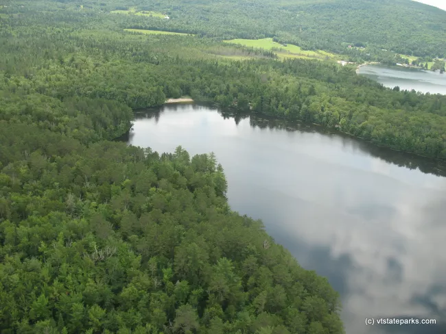 Overhead view of Brighton State Park