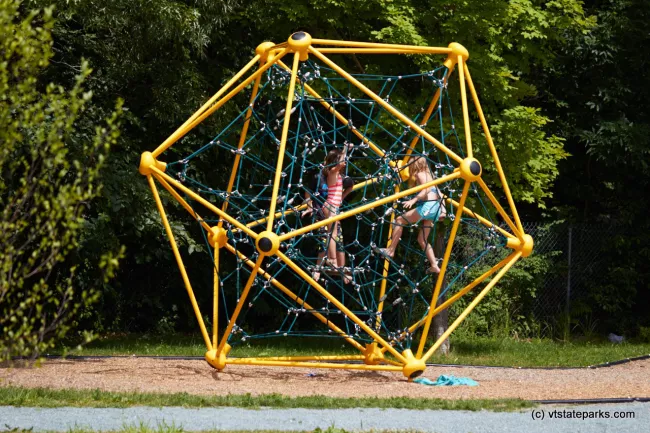 This is such a fun addition to the playground at Bomoseen State Park by Mike Conley