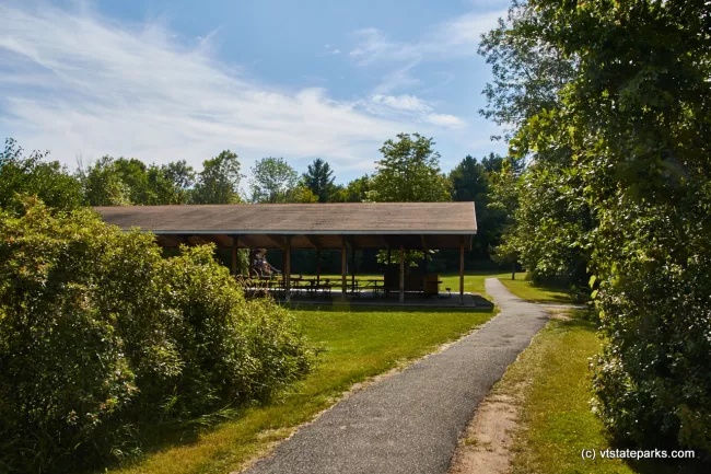 Huge pavilion at Button Bay State Park you can rent for your event by Mike Conley