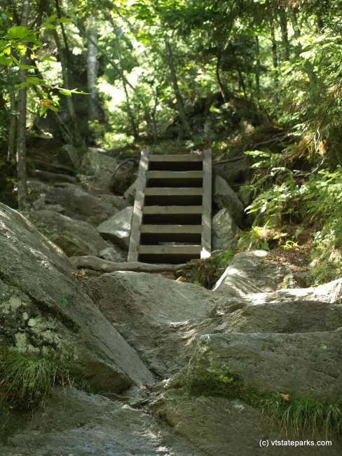Hiking stairs at Elmore State Park by Matt Parsons