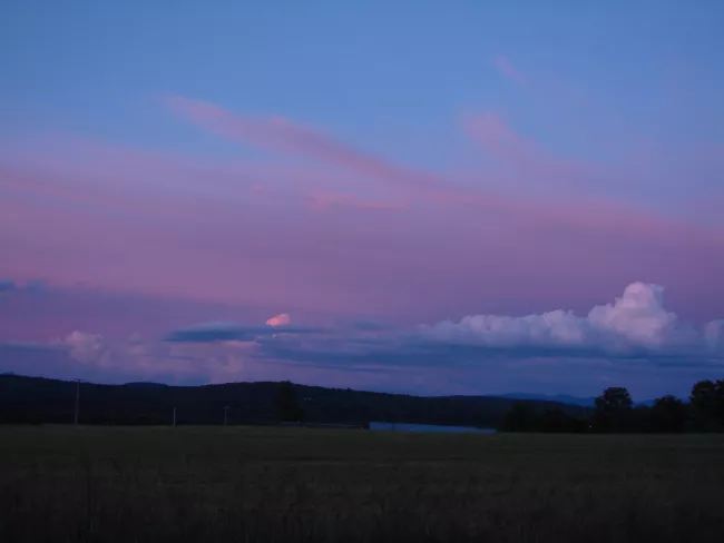 Sunset comes to Lake Carmi State Park, by Sara Hayes