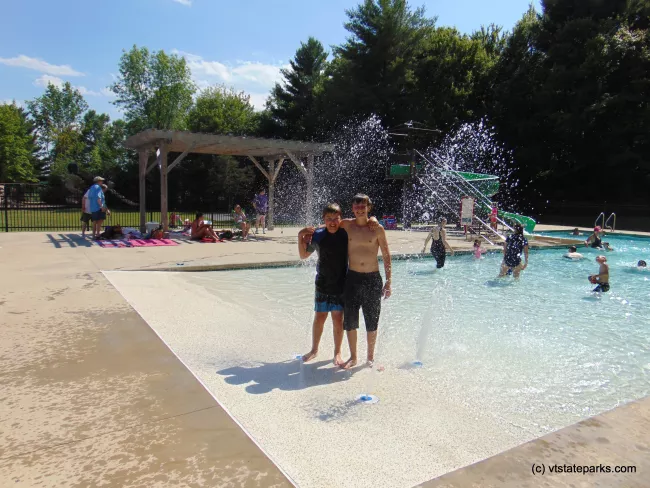 Friends smile for the camera at Button Bay State Park by Belinda Lafountain