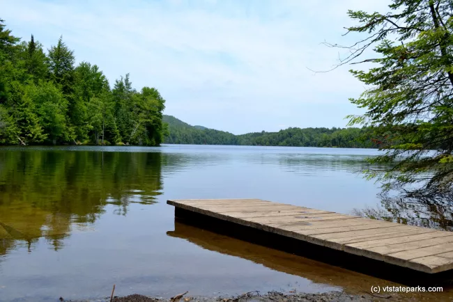Scenic view from the dock at Green River Reservoir State Park by Alexandra Martin