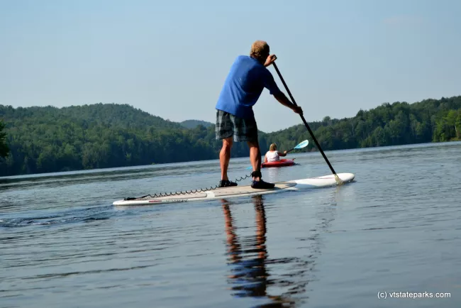 Trying to catch up with the kayak at Green River Reservoir State Park by Alexandra Martin