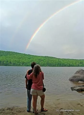 Rainbow at Ricker Pond State Park