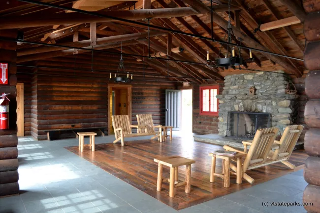 Beach house interior at Elmore State Park by Alexandra Martin