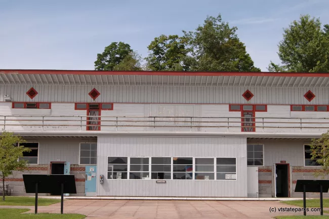The concession stand at Crystal Lake State Park