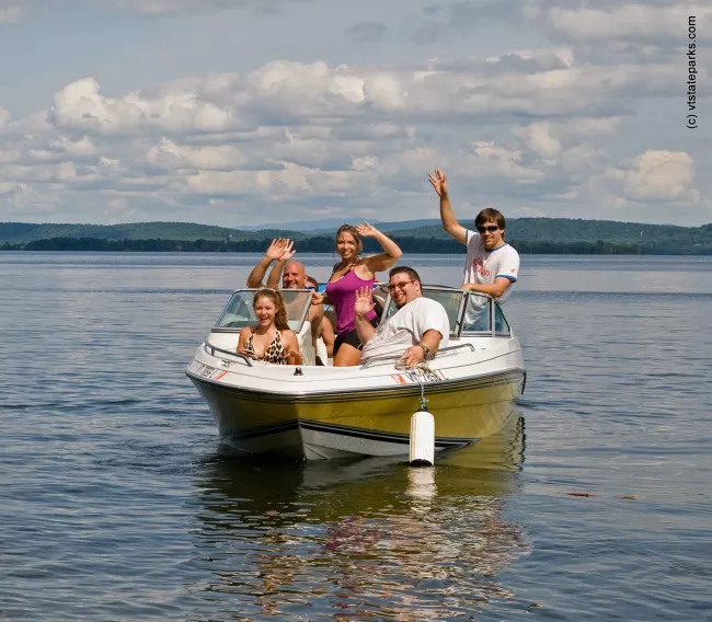 Boating at Grand Isle State Park