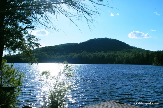 A sunny day on Spectacle Pond, Brighton State Park