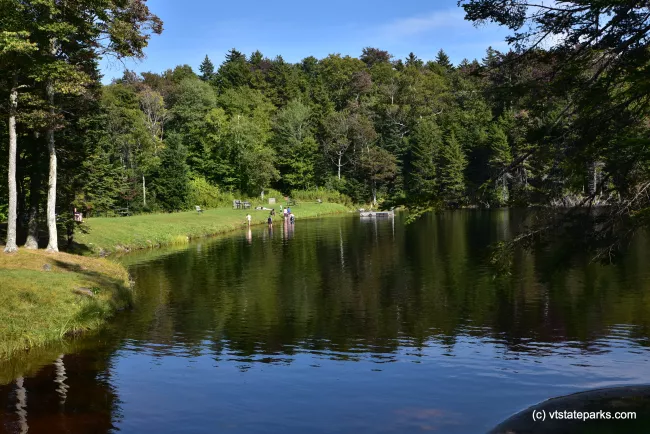 Adam's Reservoir at Woodford State Park by Bill Steele