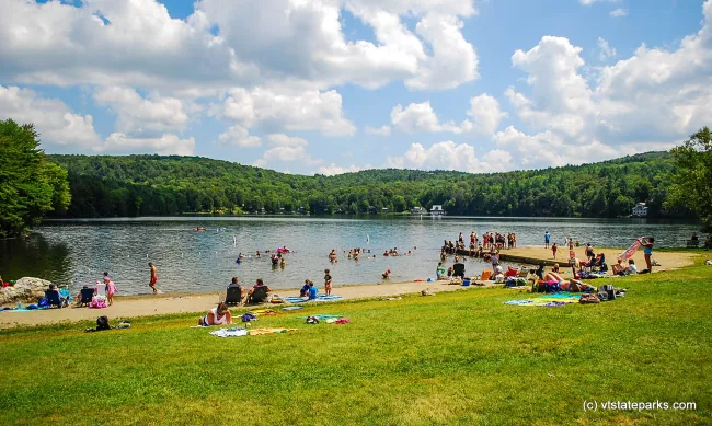 Summertime at Silver Lake State Park, by Carolyn Dean