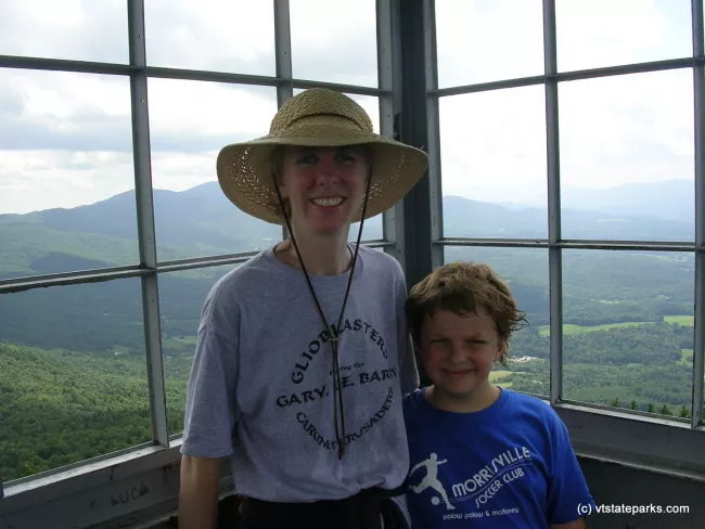 Inside Fire Tower at Elmore