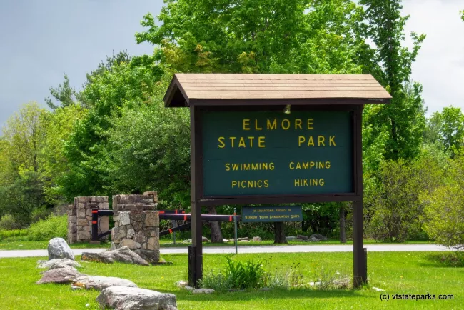 Elmore State Park park sign