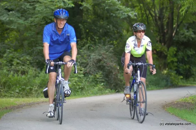 Biking at Grand Isle State Park by Beth & Brad Herder
