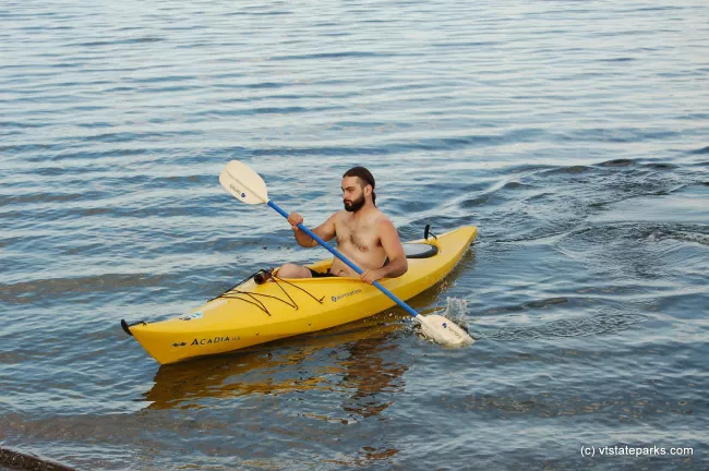Kaying at Grand Isle State Park