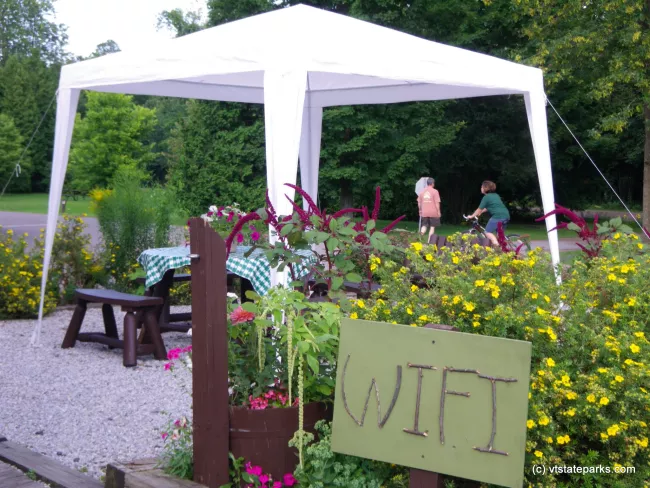 Wifi at the contact station at Grand Isle State Park