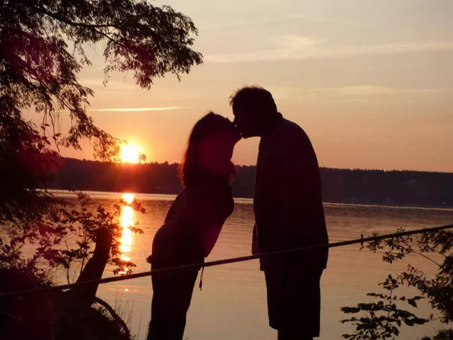 Love at Lake Carmi State Park by Marlene Handler.