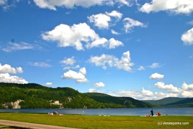 Nice day at Crystal Lake State Park by Wesley Morris