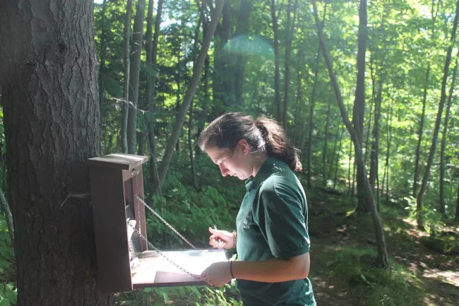 Niquette Bay State Park staff by Alexa Collesides