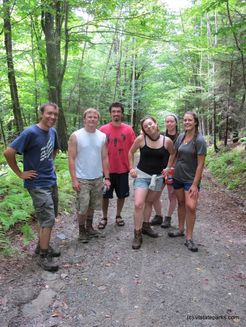 A fine group hike at Little River State Park