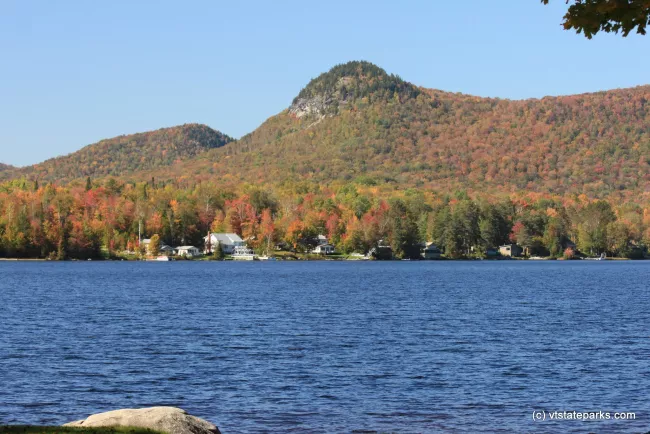 Lake Groton in the fall at Boulder Beach State Park by Lene Gary