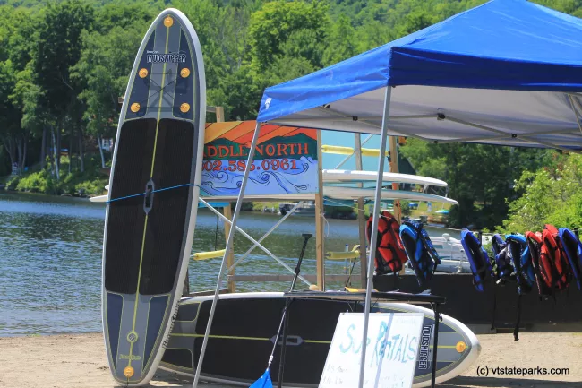 Rent paddle boards at Elmore State Park by Joanne Pereira