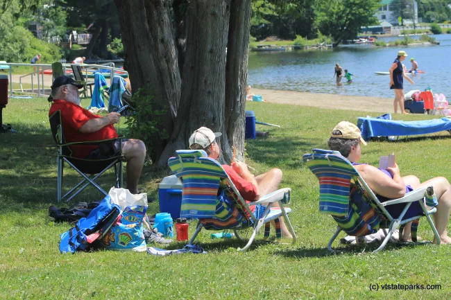 Lots of great relaxing at Elmore State Park by Joanne Pereira