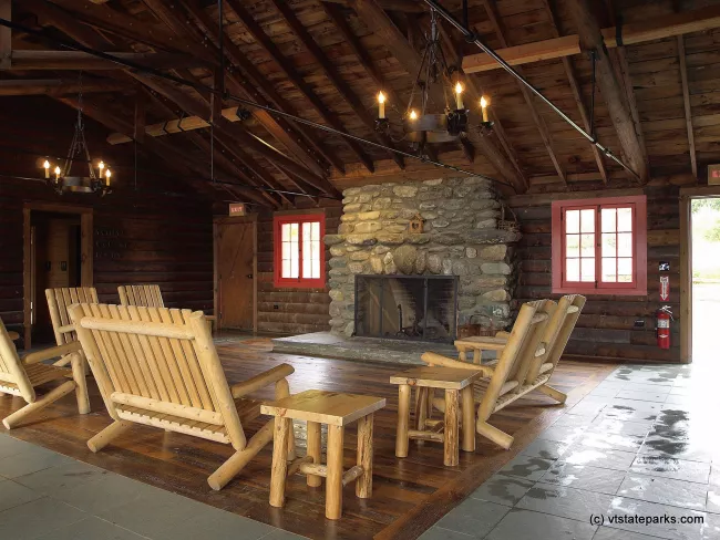 Interior of the Beach House at Elmore State Park by Matt Parsons