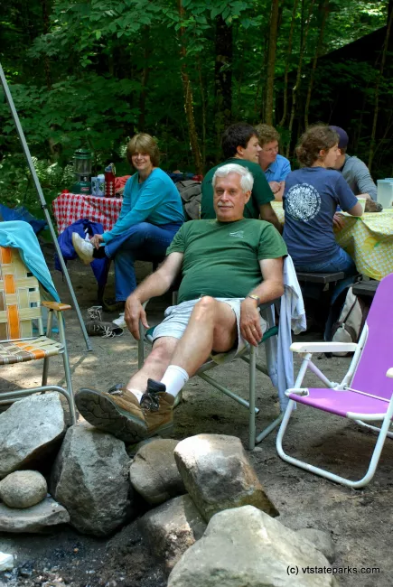 Group camping at Kettle Pond State Park