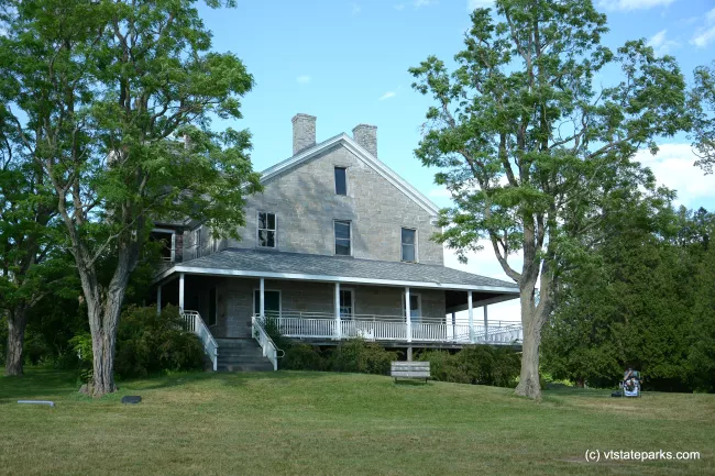 Exterior view of the Hawley House at Kingsland Bay State Park by Gary Bouchard