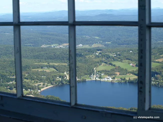 Lake Elmore from the fire tower at Elmore State Park by Matt Parsons