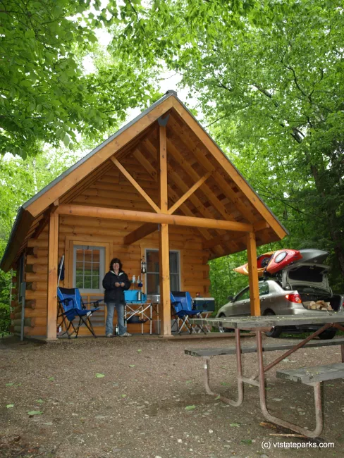 A cozy cabin at Little River State Park