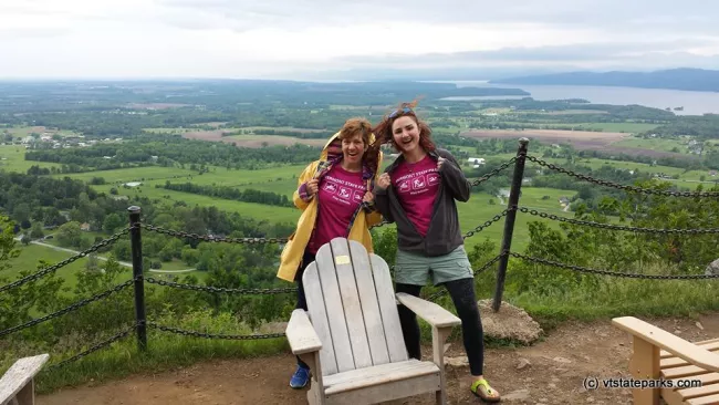The Call Center Reps are learning the Parks at Mt Philo State Park by Ellen McCarron