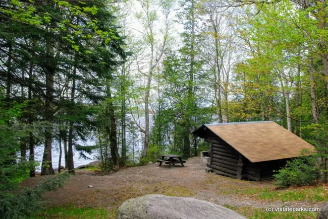 Lean to at Maidstone State Park