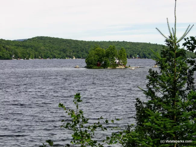 Island seen from Maidstone State Park