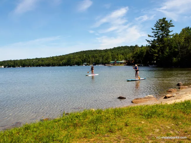 Paddle boarding at Maidstone State Park by Kristy Willey