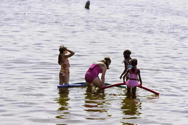 Water fun at Lake Carmi State Park by Heather Sefcik