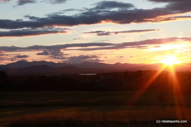 Sun at Mt. Philo State Park by Meghan Lynch