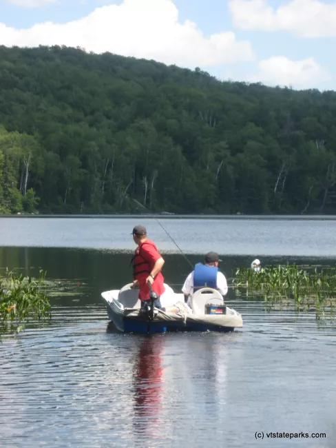 Boating and Fishing at Ricker Pond State Park